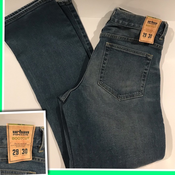 Urban Pipeline Mens Boot Cut Jeans New 